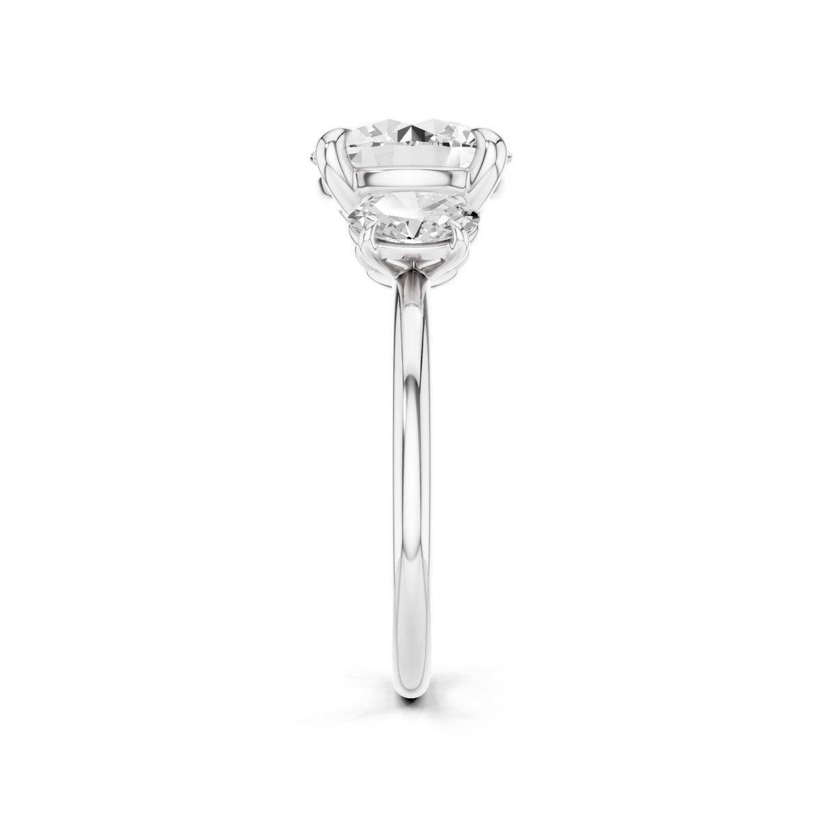 Calista – 3 Carat Classic Round Three Stone
