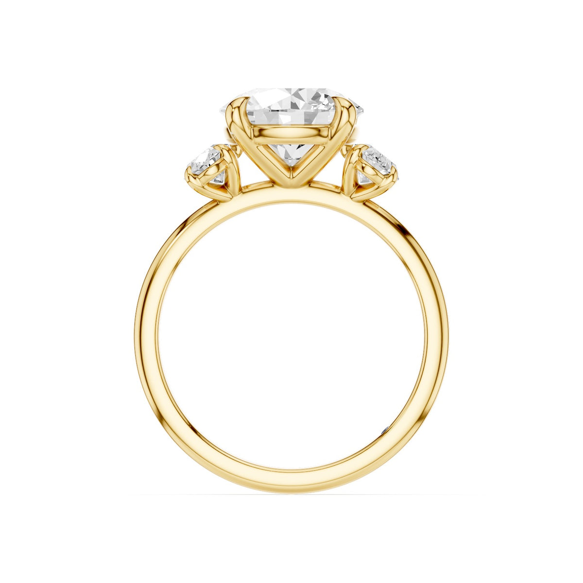 Calista – 3 Carat Classic Round Three Stone