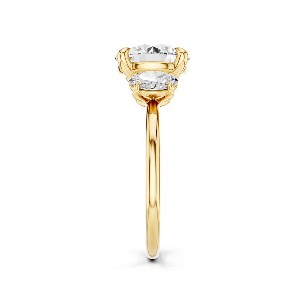 Calista – 3 Carat Classic Round Three Stone