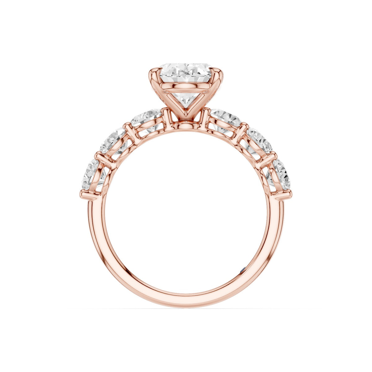 Aurea – 2 Carat Oval Seven Stone