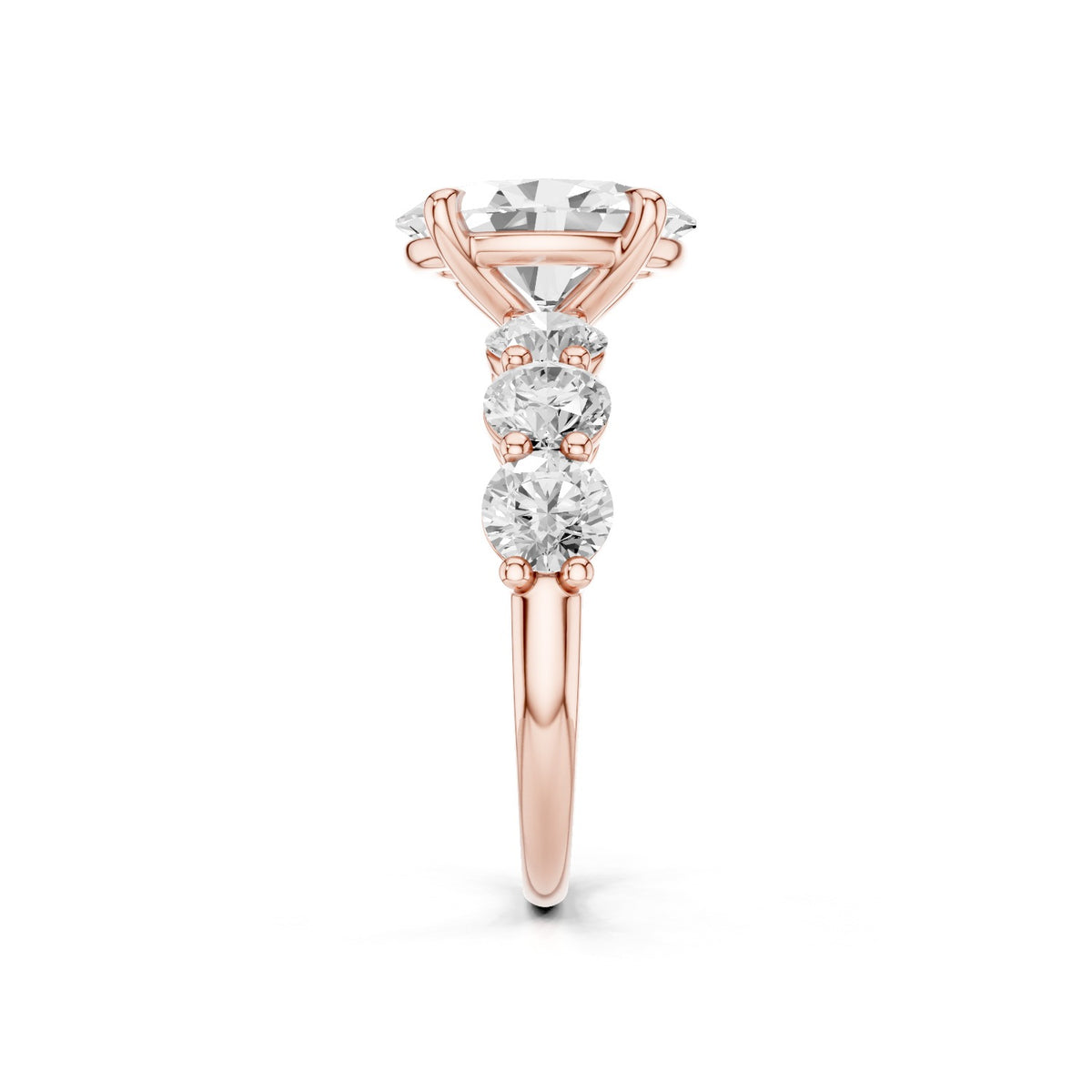 Aurea – 2 Carat Oval Seven Stone