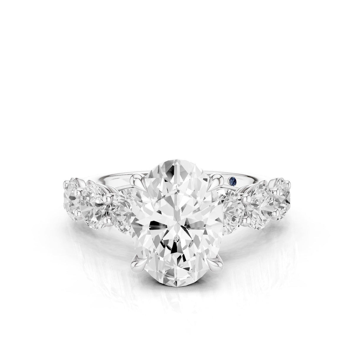 Aurea – 2 Carat Oval Seven Stone