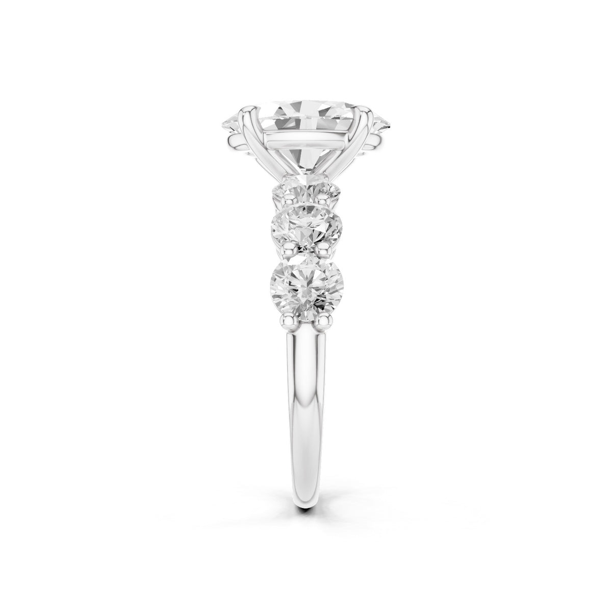 Aurea – 2 Carat Oval Seven Stone