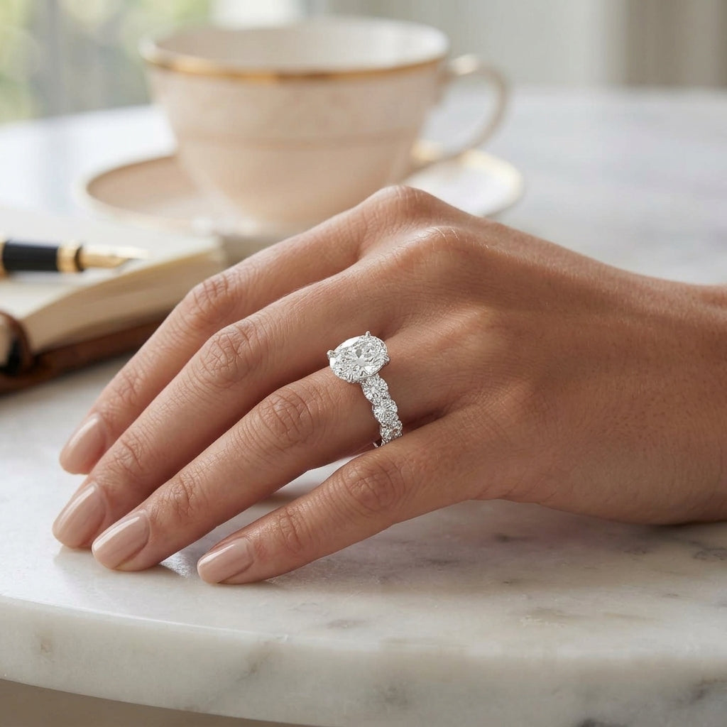 Aurea – 2 Carat Oval Seven Stone