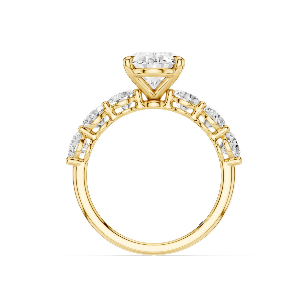 Aurea – 2 Carat Oval Seven Stone