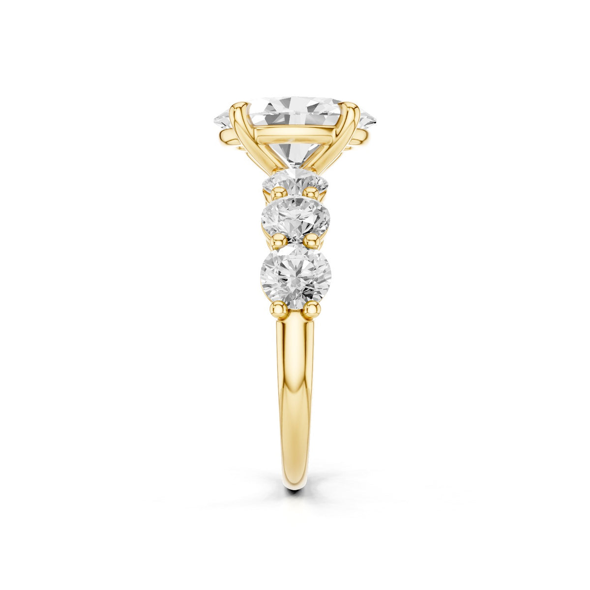 Aurea – 2 Carat Oval Seven Stone