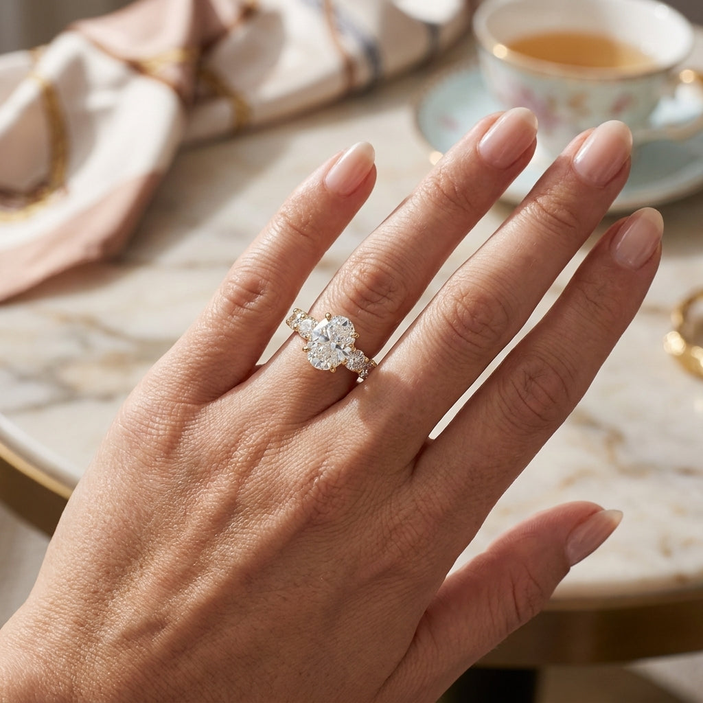 Aurea – 2 Carat Round Seven Stone
