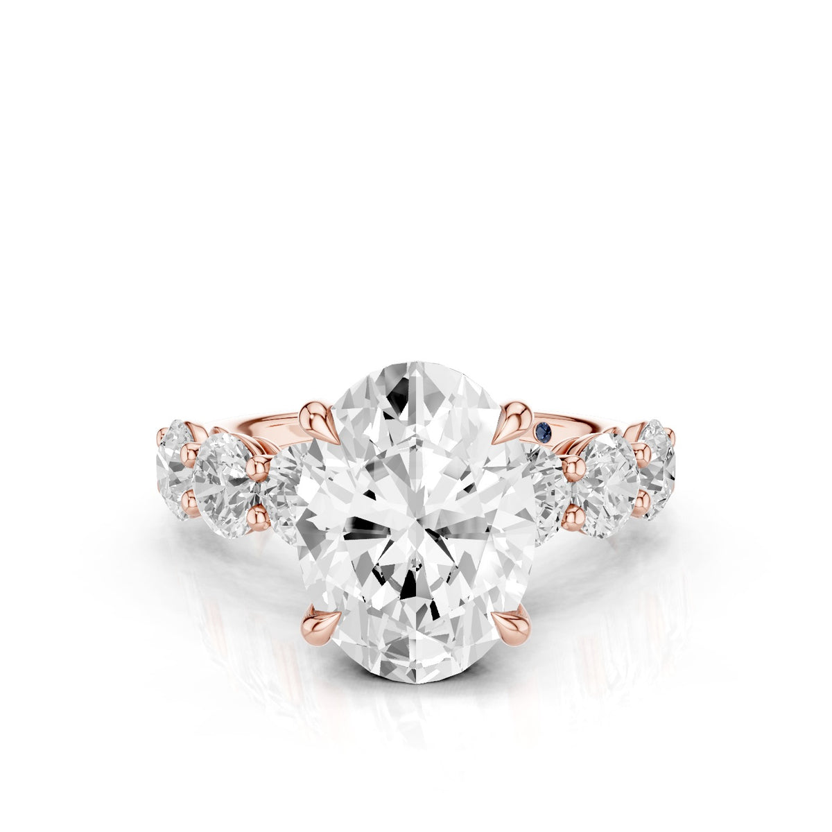 Aurea – 3 Carat Oval Seven Stone