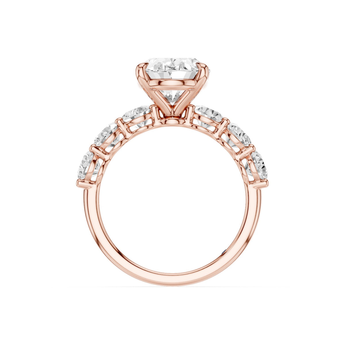 Aurea – 3 Carat Oval Seven Stone