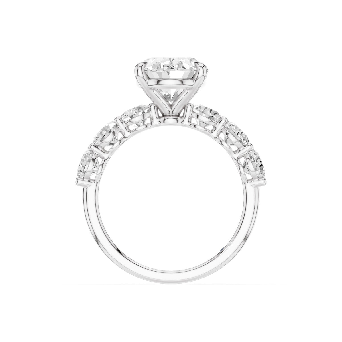 Aurea – 3 Carat Oval Seven Stone