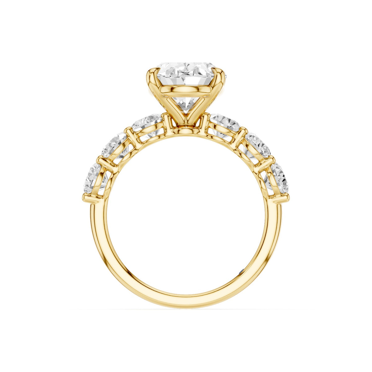 Aurea – 3 Carat Oval Seven Stone