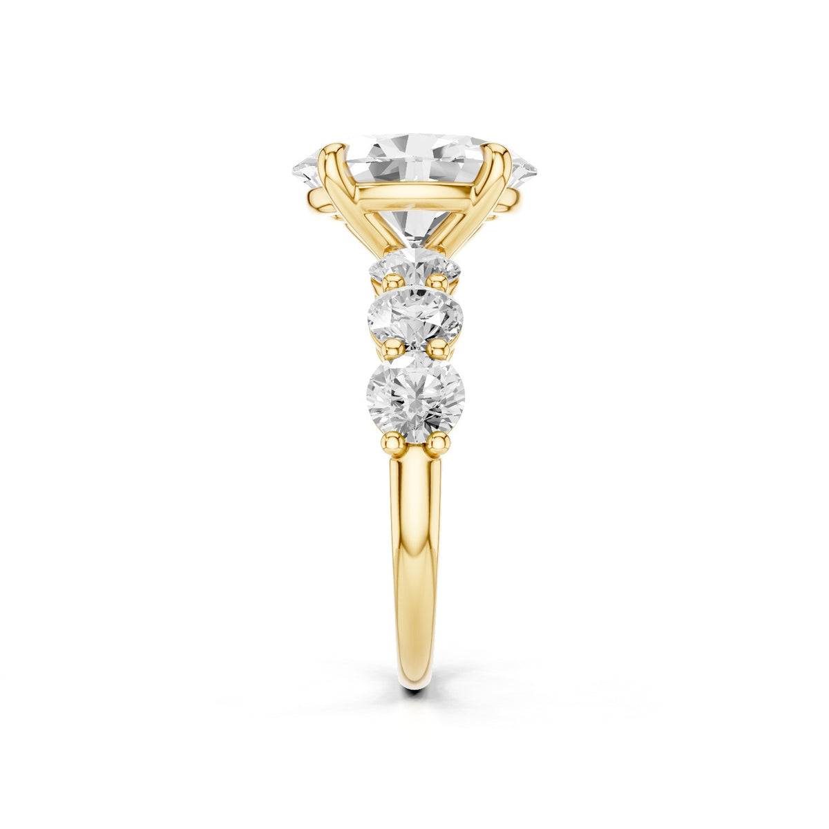 Aurea – 3 Carat Oval Seven Stone