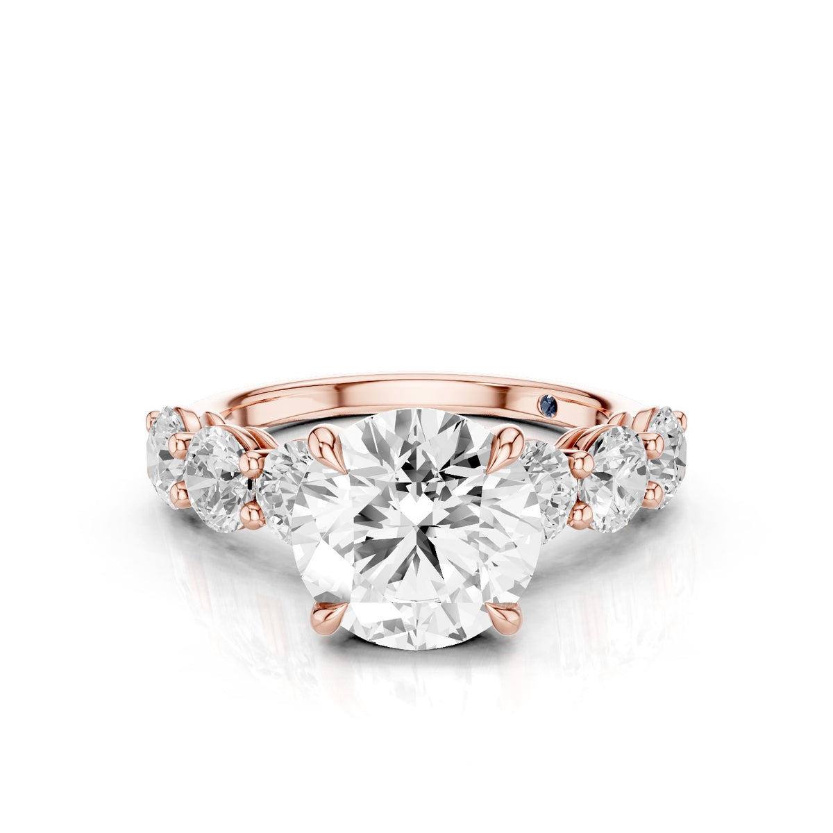 Aurea – 2 Carat Round Seven Stone