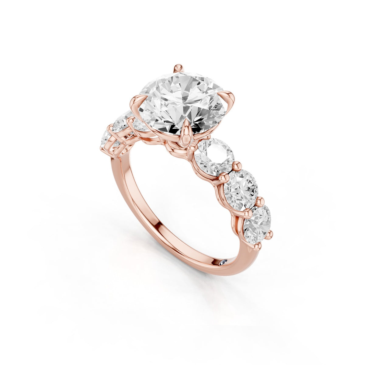 Aurea – 2 Carat Round Seven Stone