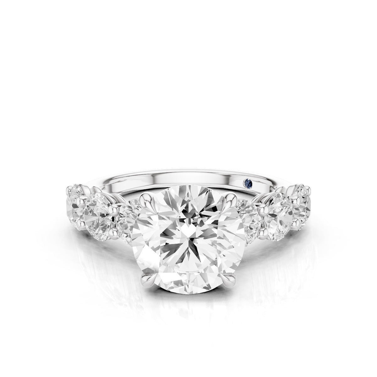 Aurea – 2 Carat Round Seven Stone