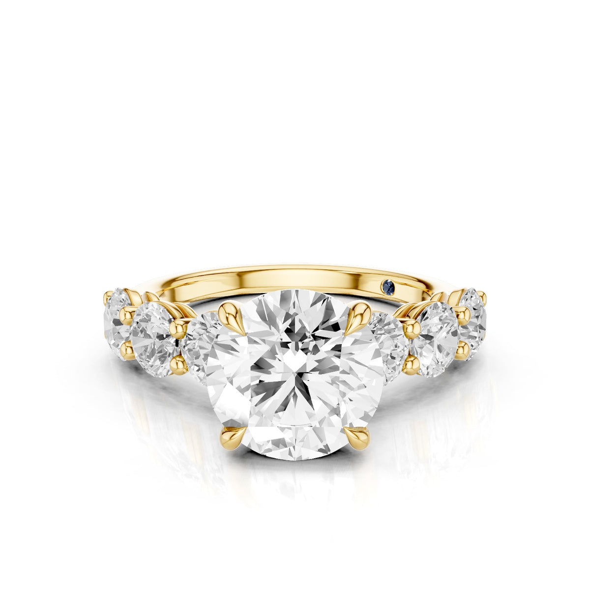 Aurea – 2 Carat Round Seven Stone
