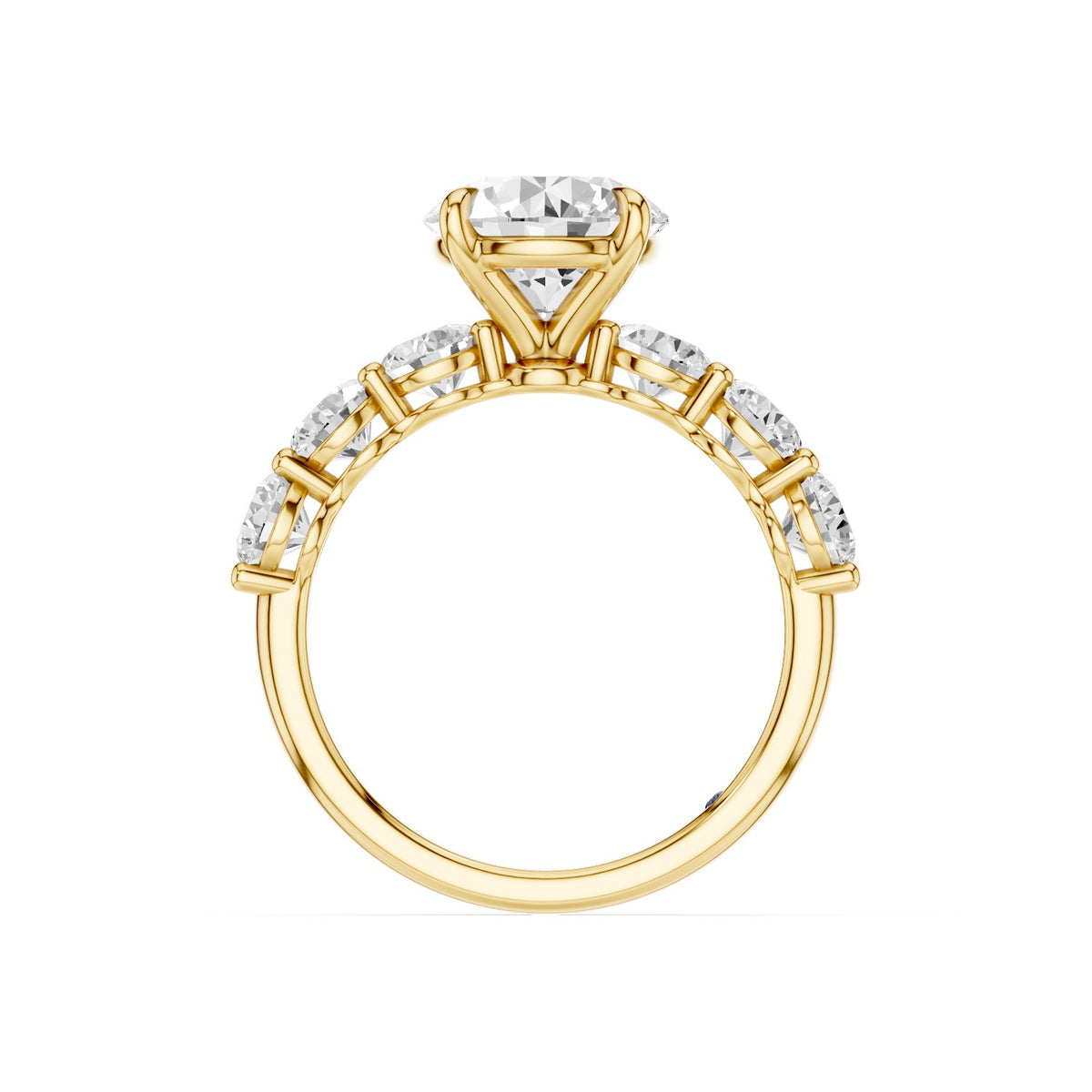 Aurea – 2 Carat Round Seven Stone