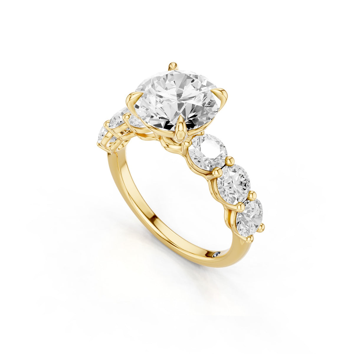 Aurea – 2 Carat Round Seven Stone