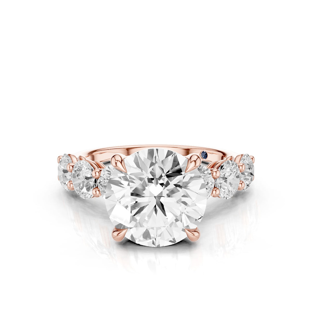 Aurea – 3 Carat Round Seven Stone