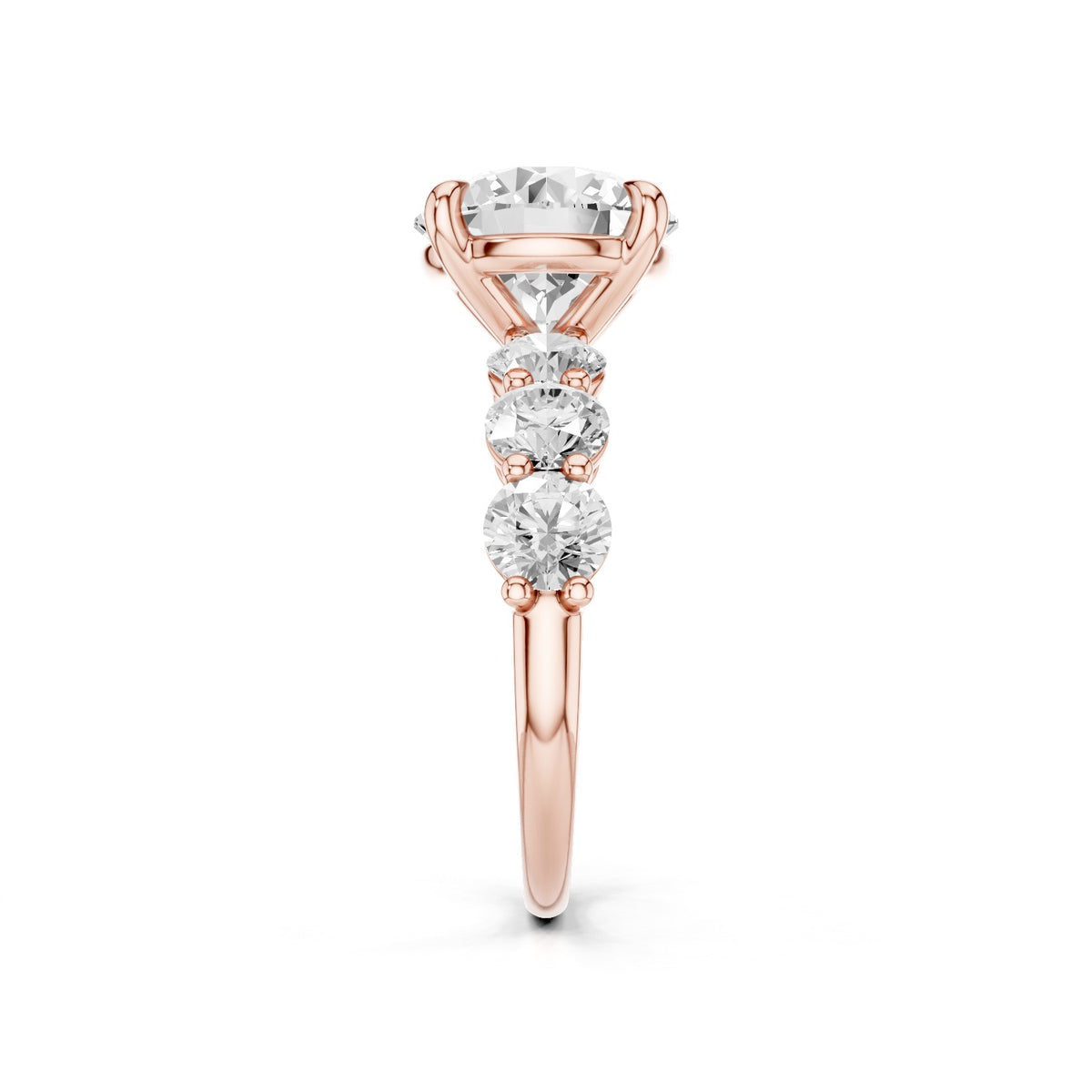 Aurea – 3 Carat Round Seven Stone