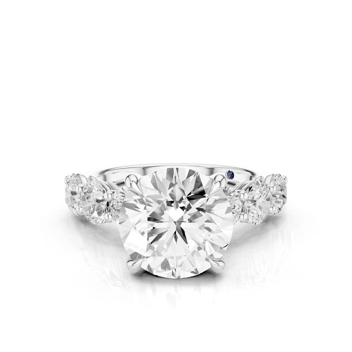 Aurea – 3 Carat Round Seven Stone