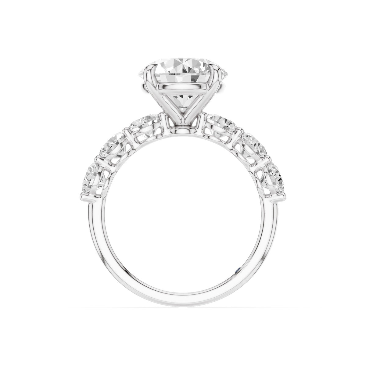 Aurea – 3 Carat Round Seven Stone