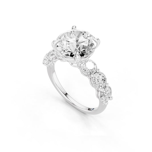 Aurea – 3 Carat Round Seven Stone