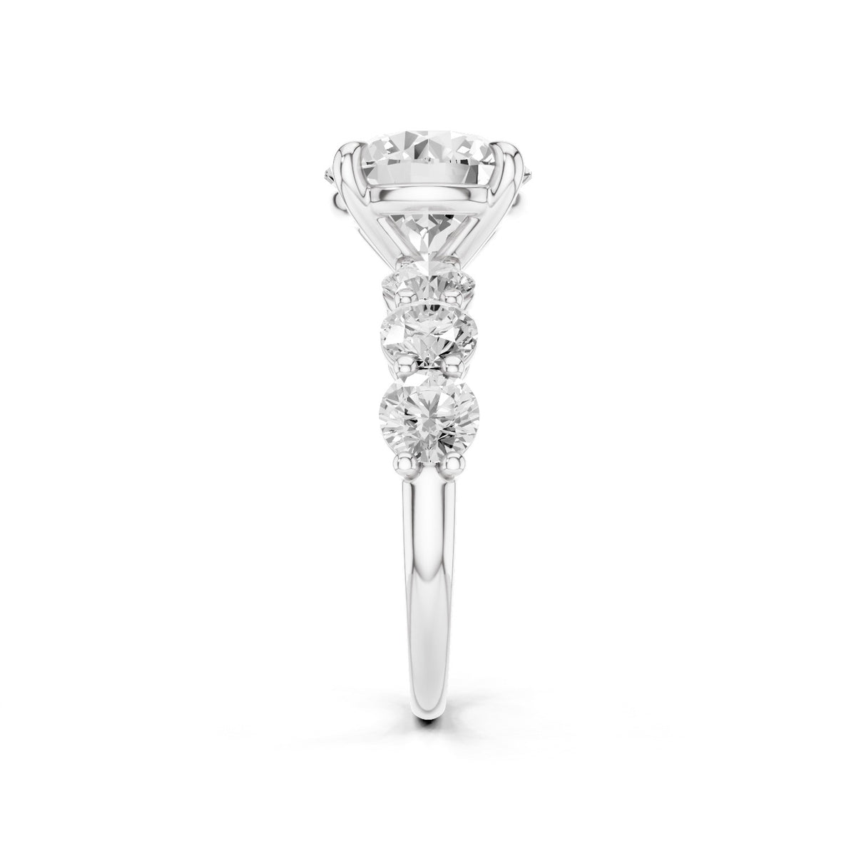 Aurea – 3 Carat Round Seven Stone