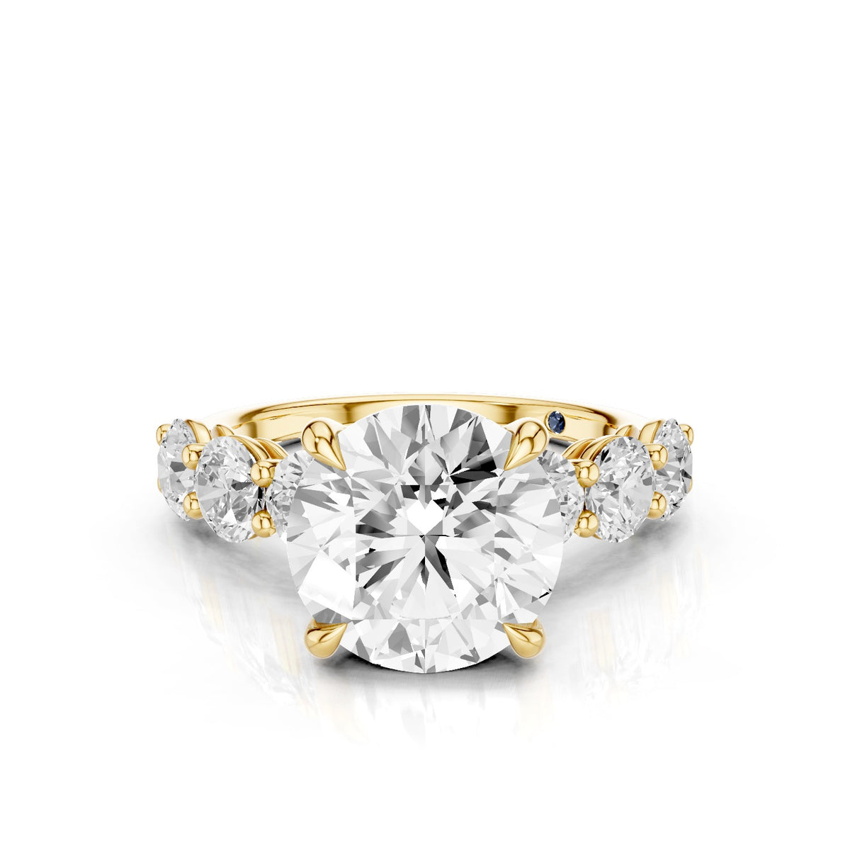 Aurea – 3 Carat Round Seven Stone