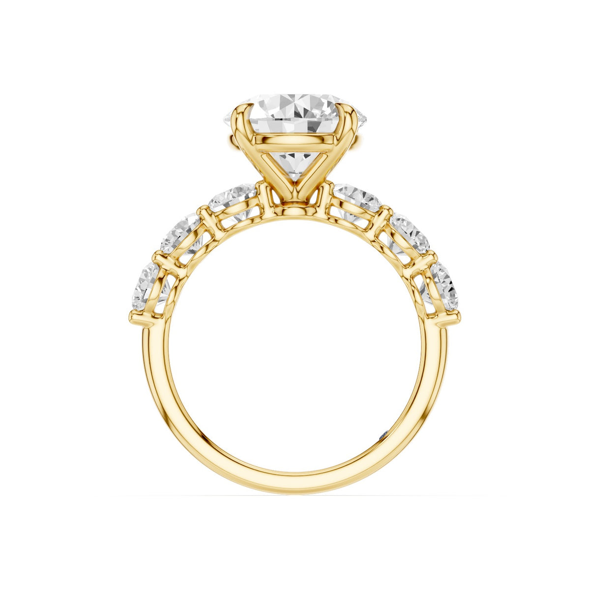 Aurea – 3 Carat Round Seven Stone