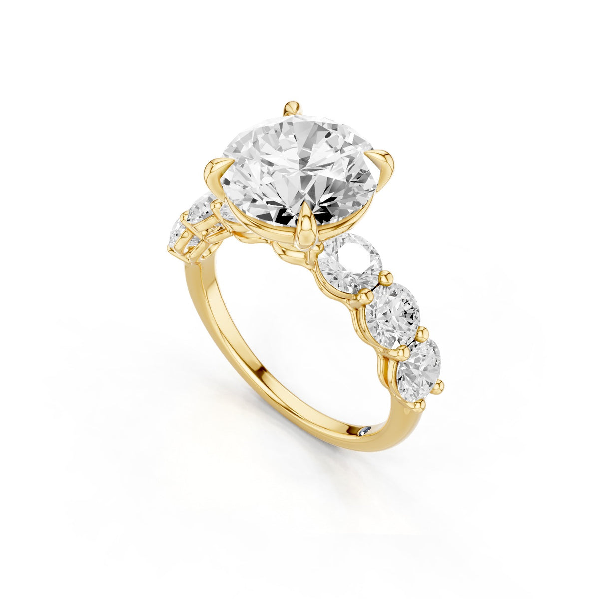 Aurea – 3 Carat Round Seven Stone