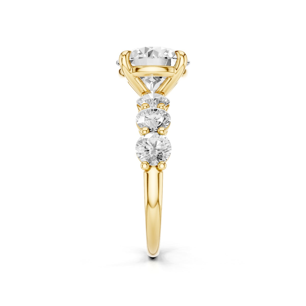 Aurea – 3 Carat Round Seven Stone