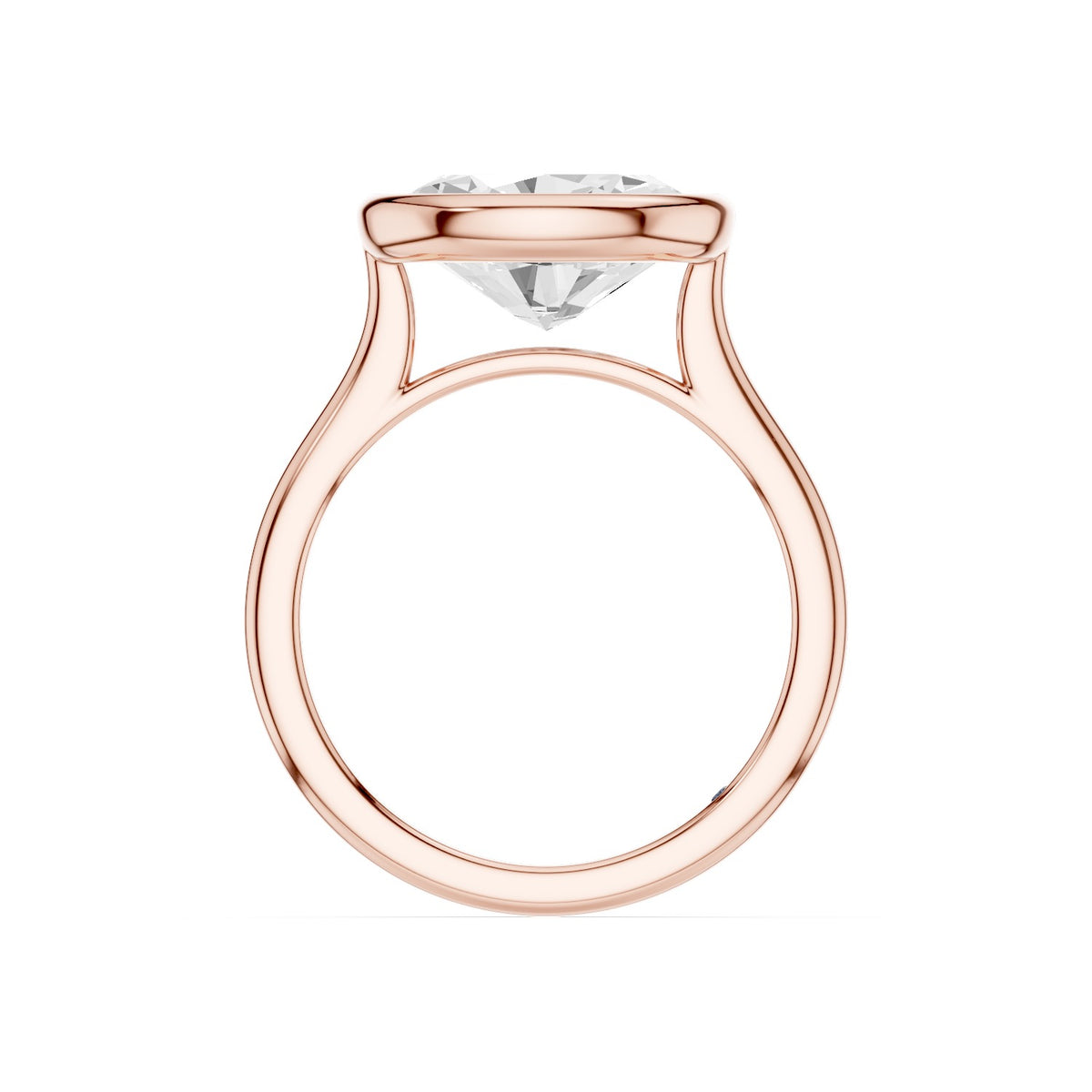 Tala – 3 Carat Oval East-West Bezel