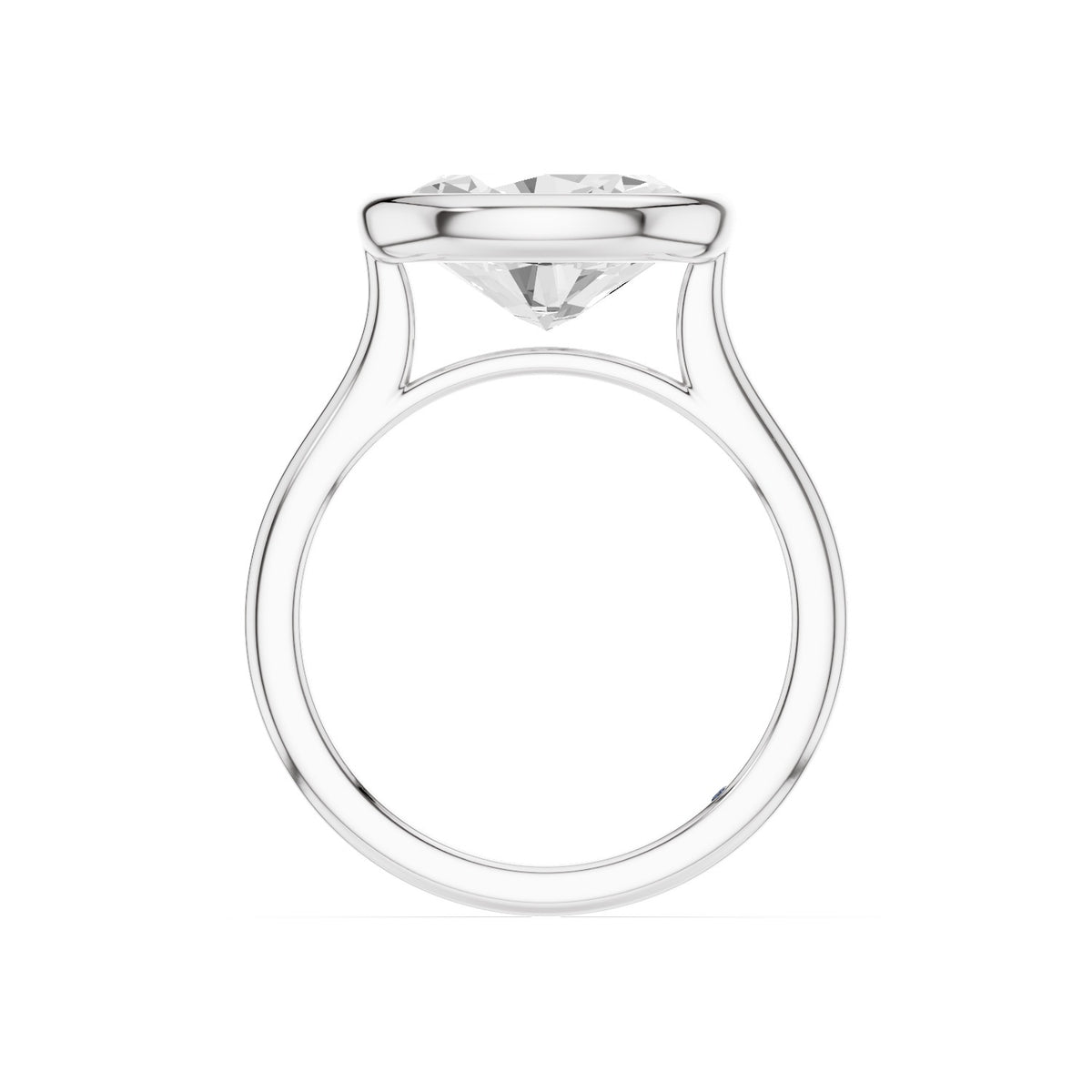 Tala – 3 Carat Oval East-West Bezel
