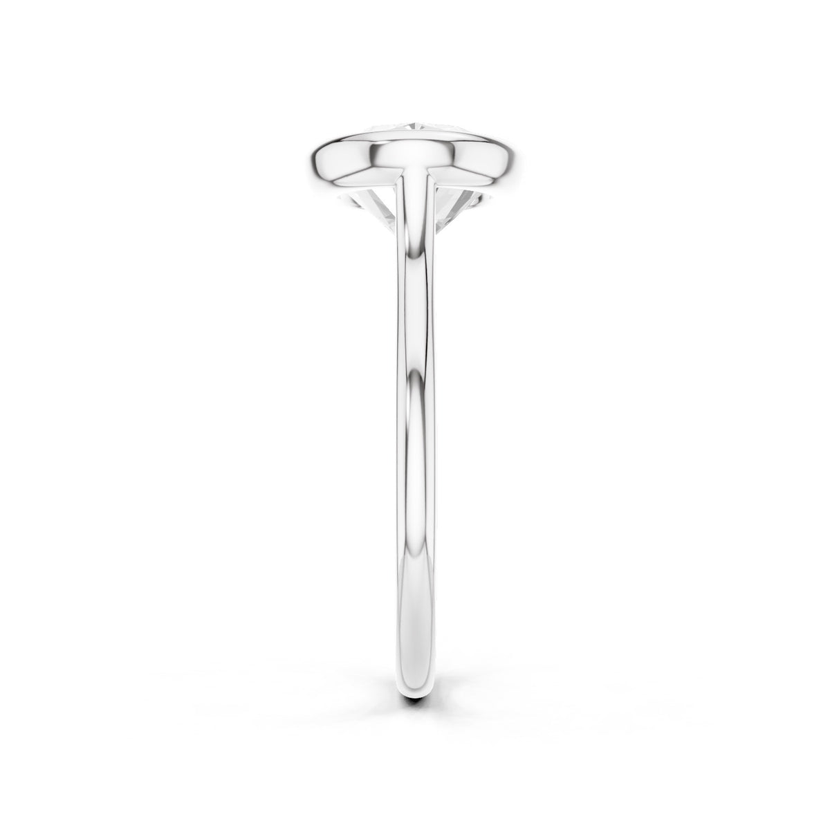Tala – 3 Carat Oval East-West Bezel