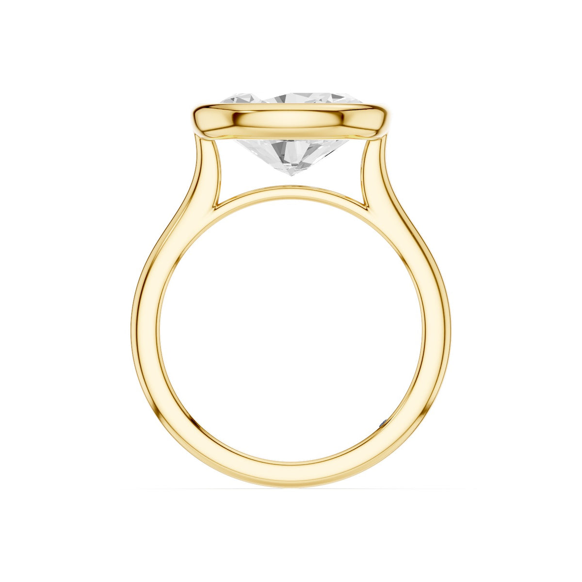 Tala – 3 Carat Oval East-West Bezel