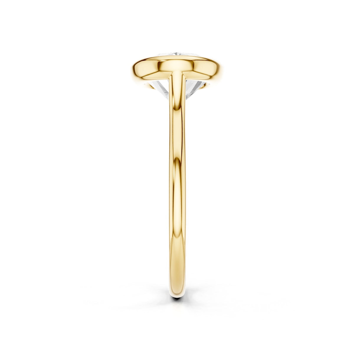 Tala – 3 Carat Oval East-West Bezel