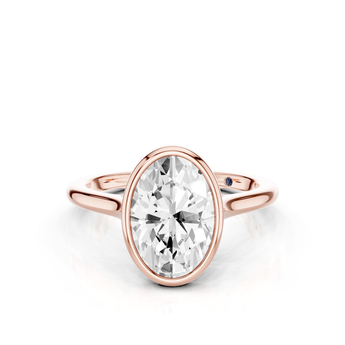Aster – 2 Carat Oval Classic Bezel