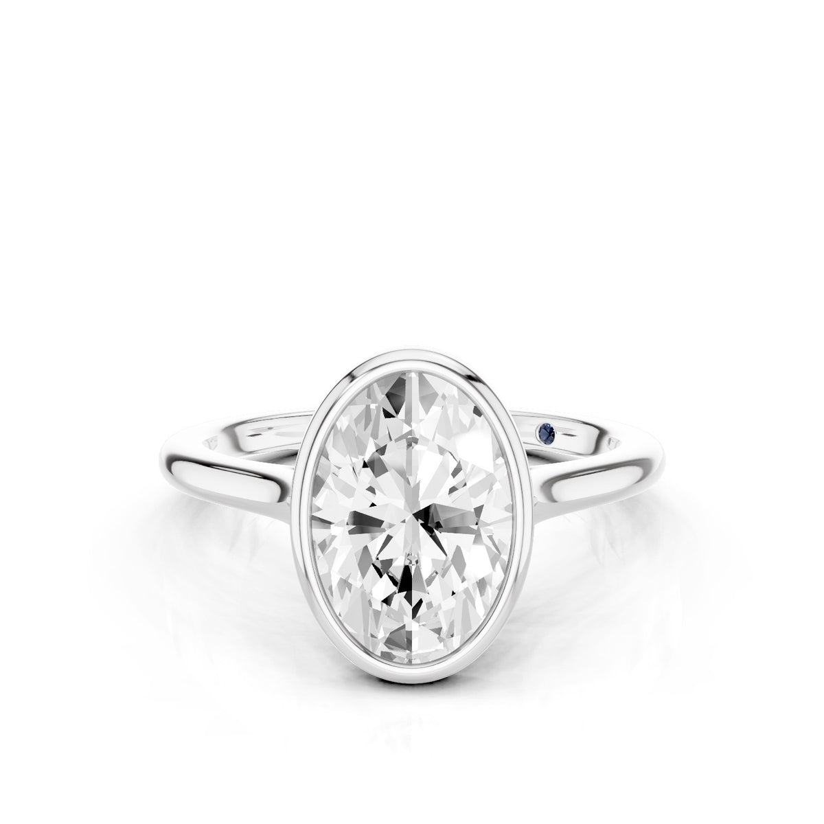 Aster – 2 Carat Oval Classic Bezel