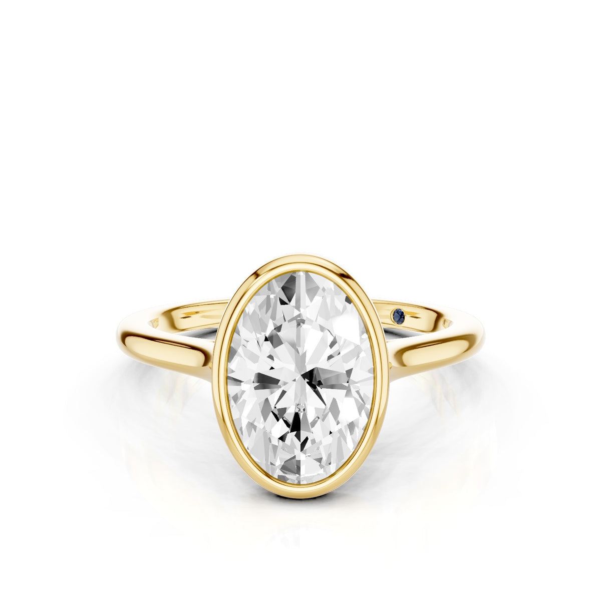 Aster – 2 Carat Oval Classic Bezel