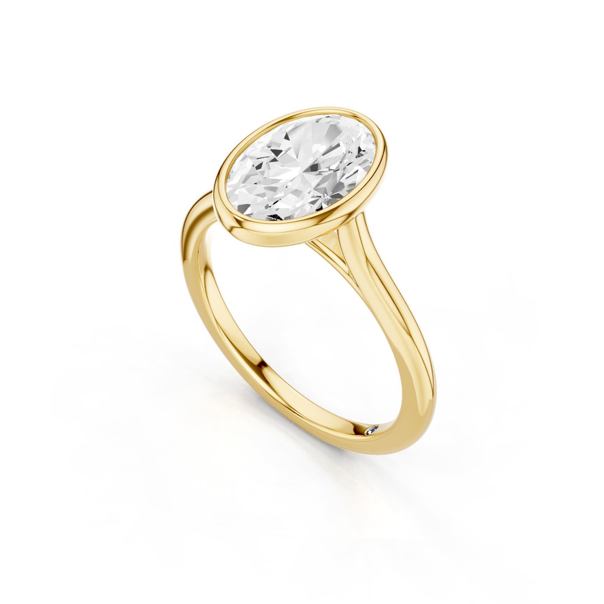 Aster – 2 Carat Oval Classic Bezel