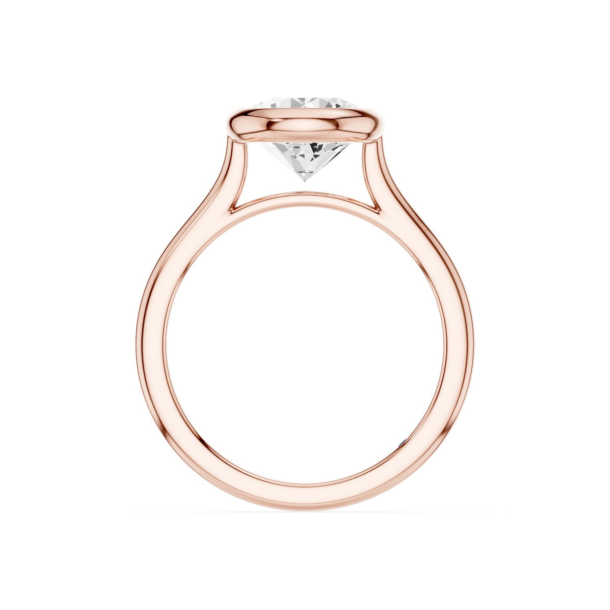 Aster – 2 Carat Round Classic Bezel