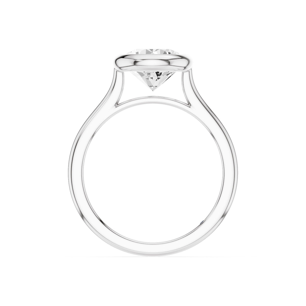 Aster – 2 Carat Round Classic Bezel