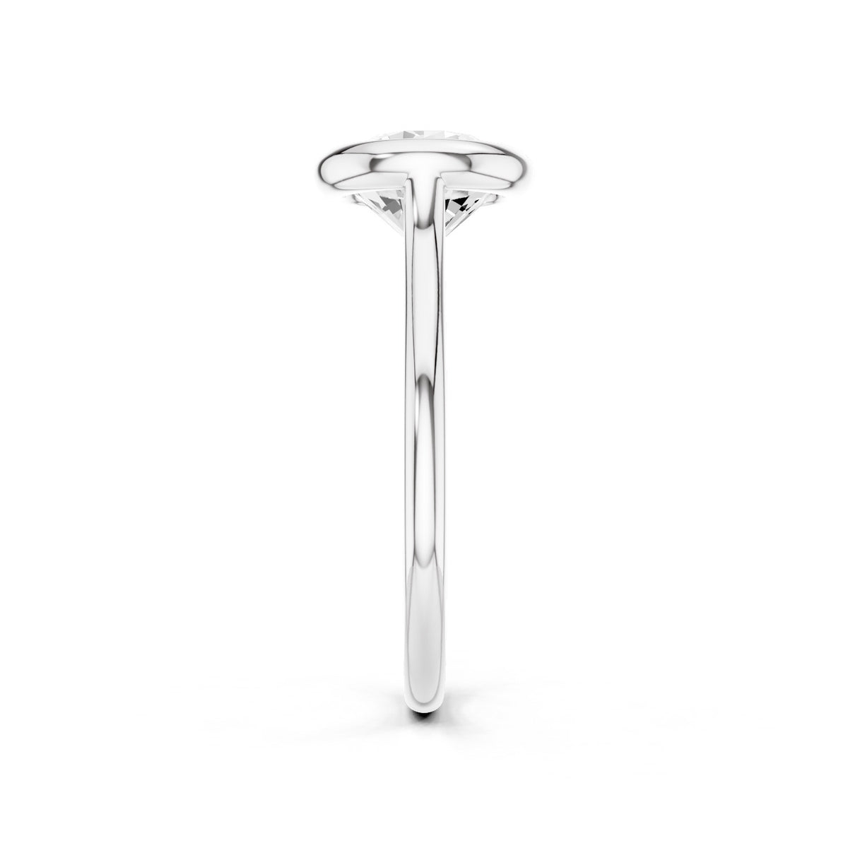 Aster – 2 Carat Round Classic Bezel