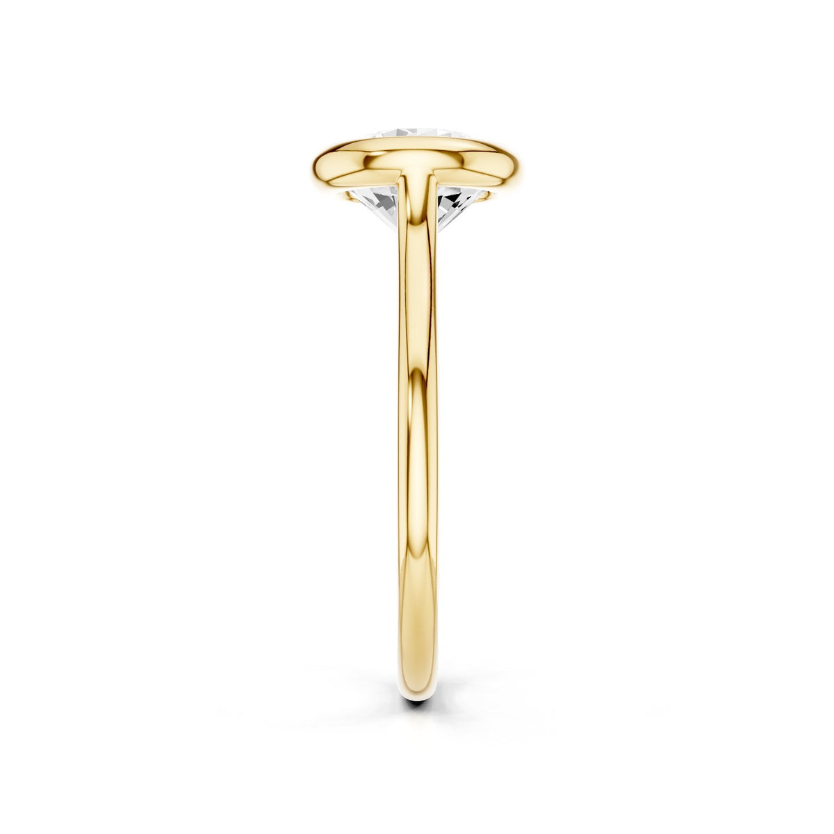 Aster – 2 Carat Round Classic Bezel