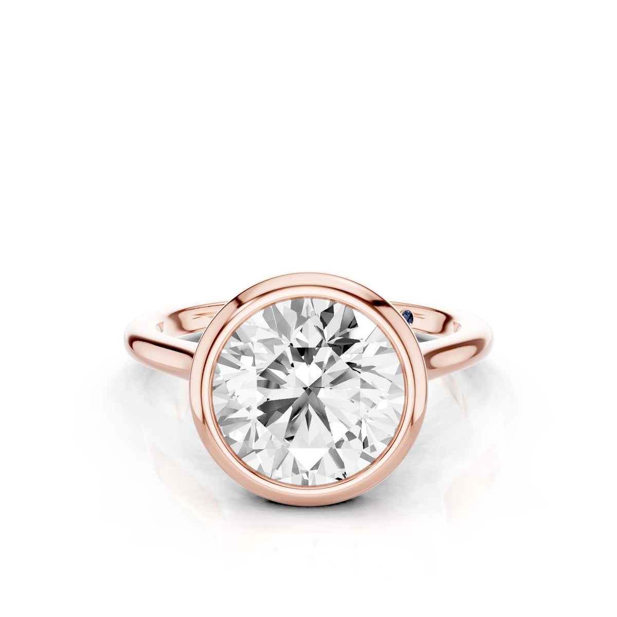 Aster – 3 Carat Round Classic Bezel