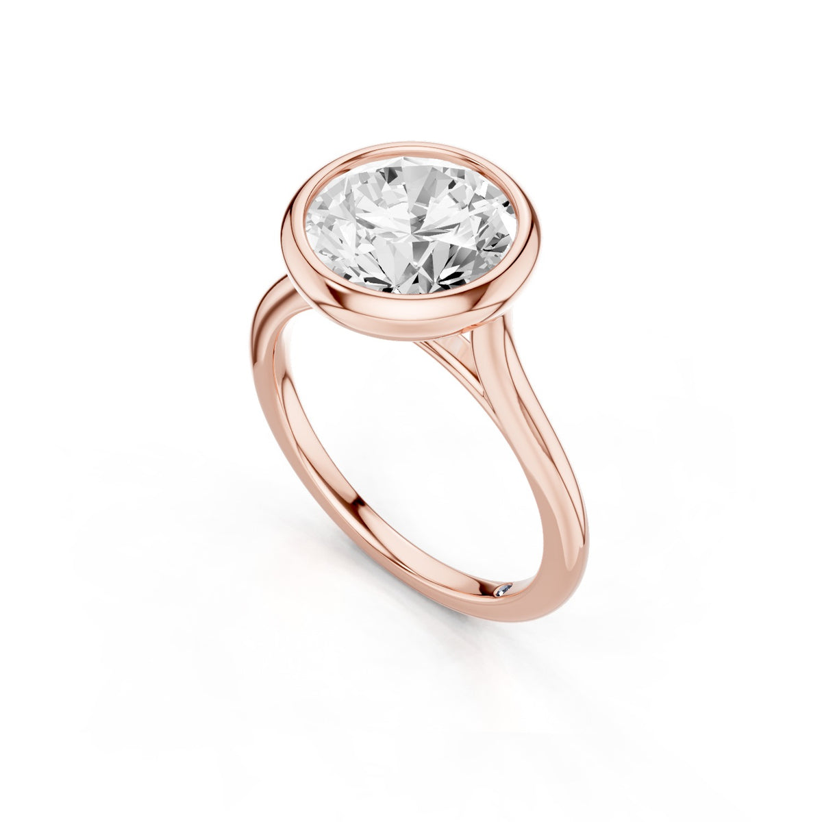 Aster – 3 Carat Round Classic Bezel