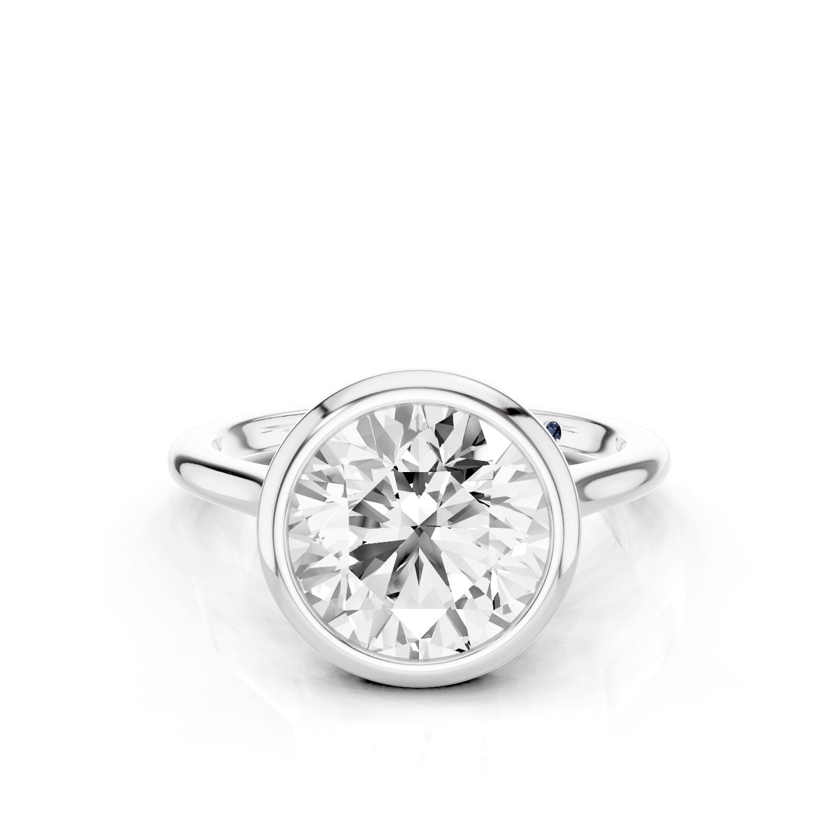 Aster – 3 Carat Round Classic Bezel