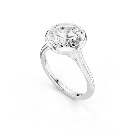 Aster – 3 Carat Round Classic Bezel