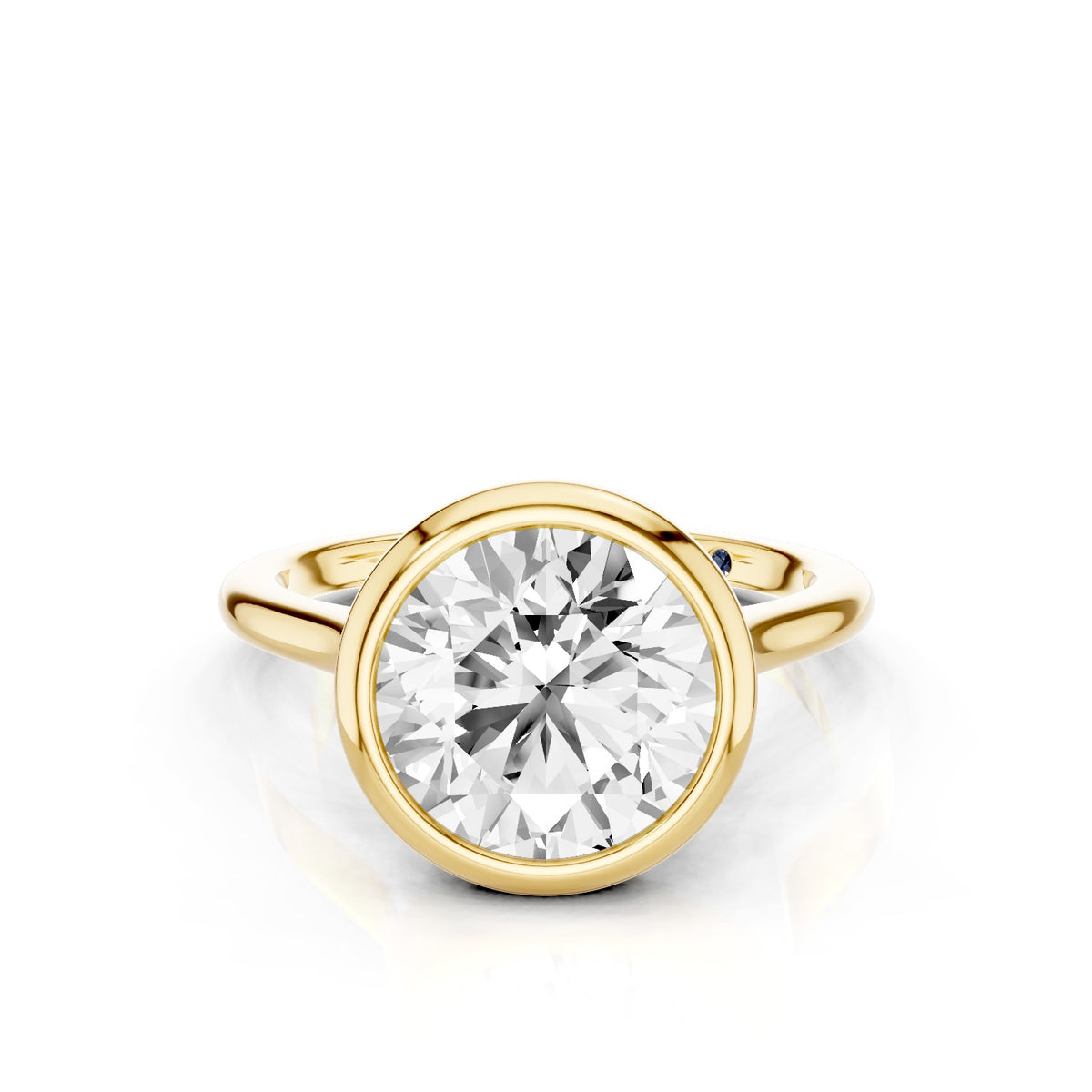 Aster – 3 Carat Round Classic Bezel